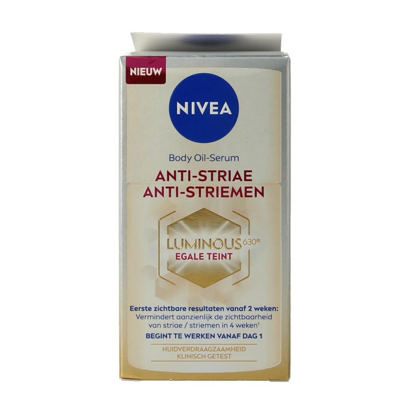 Nivea Nivea luminous 630  anti striae lichaam olieserum 100 Milliliter