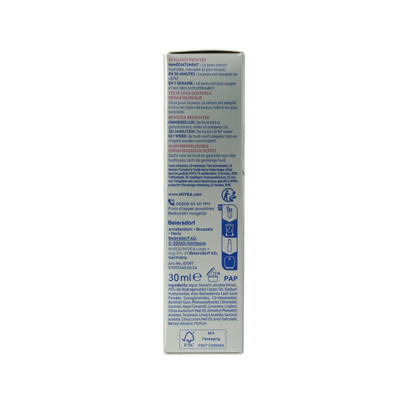 Nivea Hyaluron cellular expert filler serum 30 Milliliter