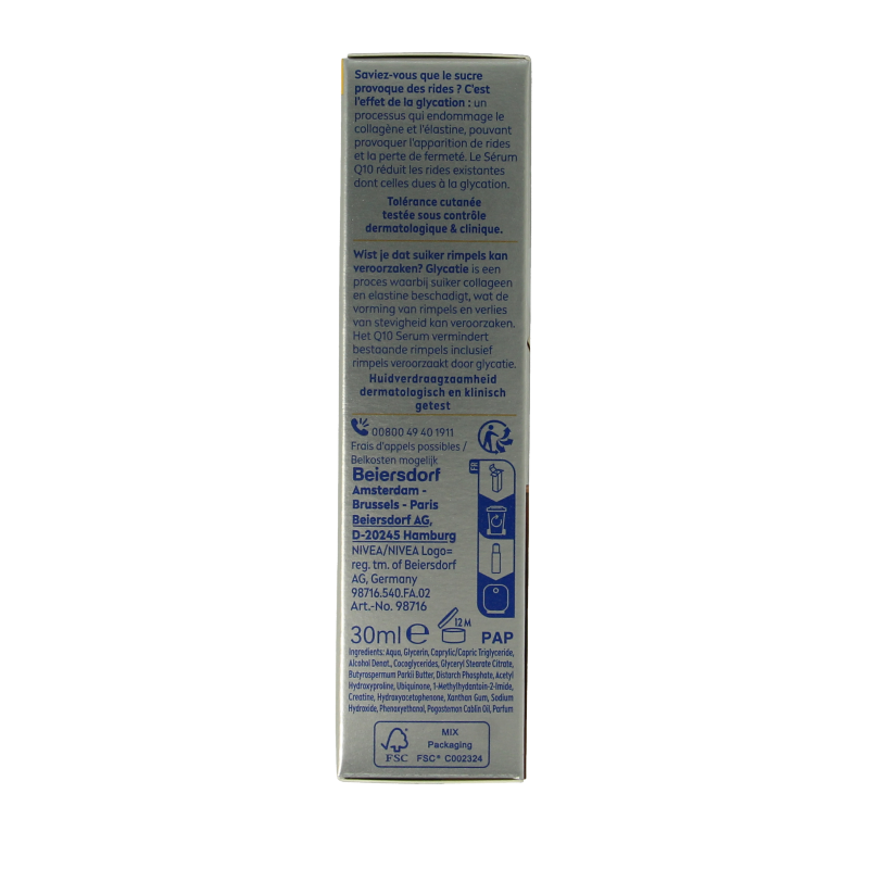 Nivea Q10 serum dual action anti rimpel 30 Milliliter