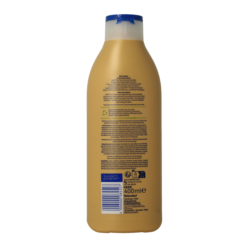 Nivea Bodylotion sun kissed radian light 400 Milliliter