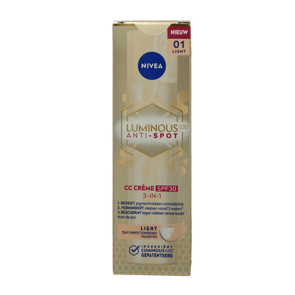 Nivea Cellular luminous 630 fluid light SPF30 40.00 Milliliter