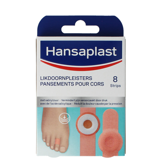 Hansaplast Voet likdoornploeisters 8.00 Stuks
