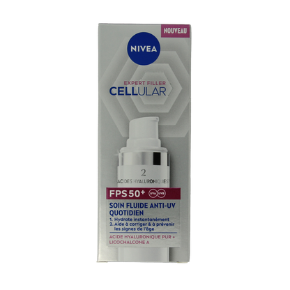 Nivea Hyaluron cellular expert filler day fluid SPF50 30 Milliliter