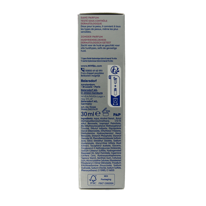 Nivea Hyaluron cellular expert filler day fluid SPF50 30 Milliliter