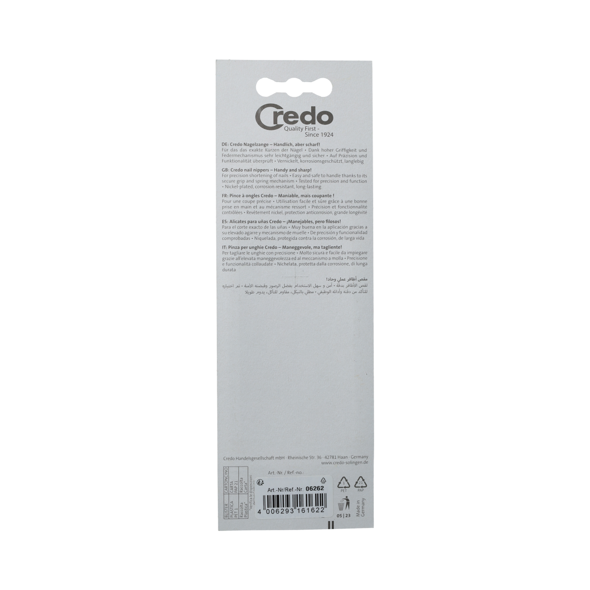 Credo Pop Art nageltang 10 cm 1.00 Stuks