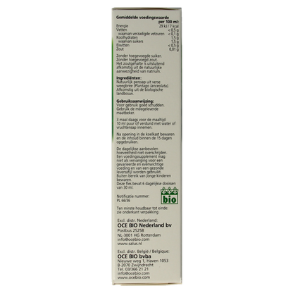 Salus Weegbreesap bio 200 Milliliter