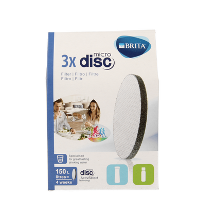 Brita Waterfilterpatroon MicroDisc 3-pack 3.00 Stuks