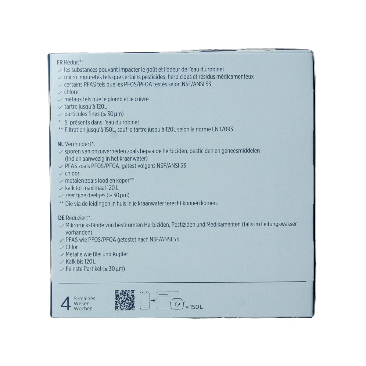 Brita Waterfilterpatroon maxtra pro all-in-1 4-pack 4.00 Stuks