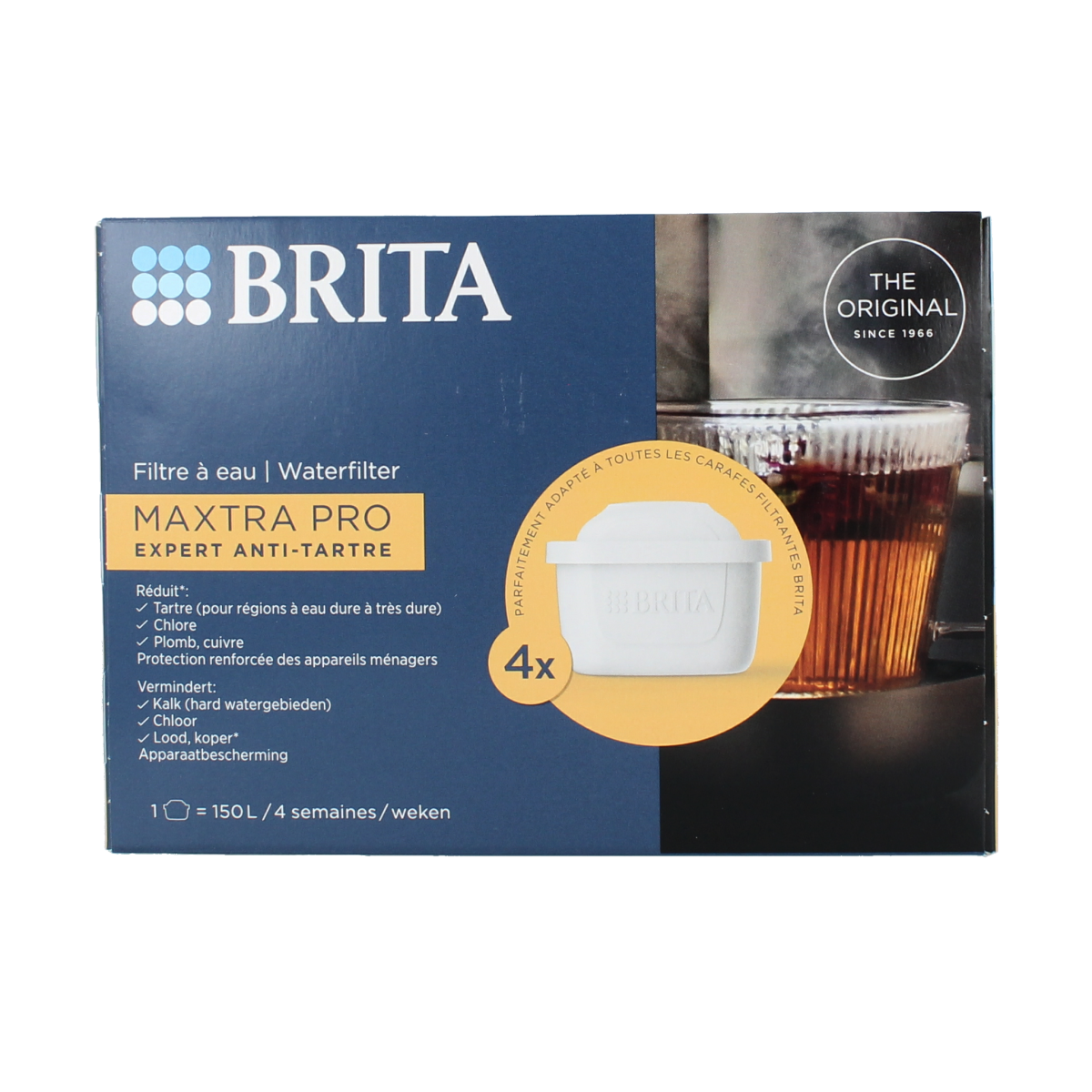 Brita Waterfilterpatroon maxtra pro kalk expert 4 pack 4.00 Stuks