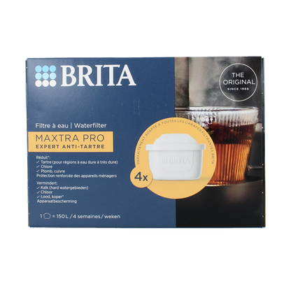 Brita Waterfilterpatroon maxtra pro kalk expert 4 pack 4.00 Stuks