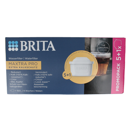 Brita Filter maxtra 5+1 pro kalk expert 6.00 Stuks
