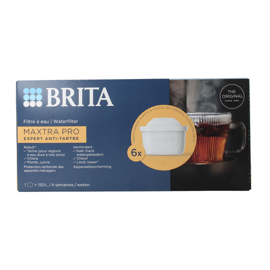 Brita Waterfilterpatroon maxtra pro kalk expert 6-pack 6.00 Stuks