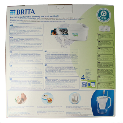 Brita Style cool blue + 3 maxtra pro all-in-1 1 Set