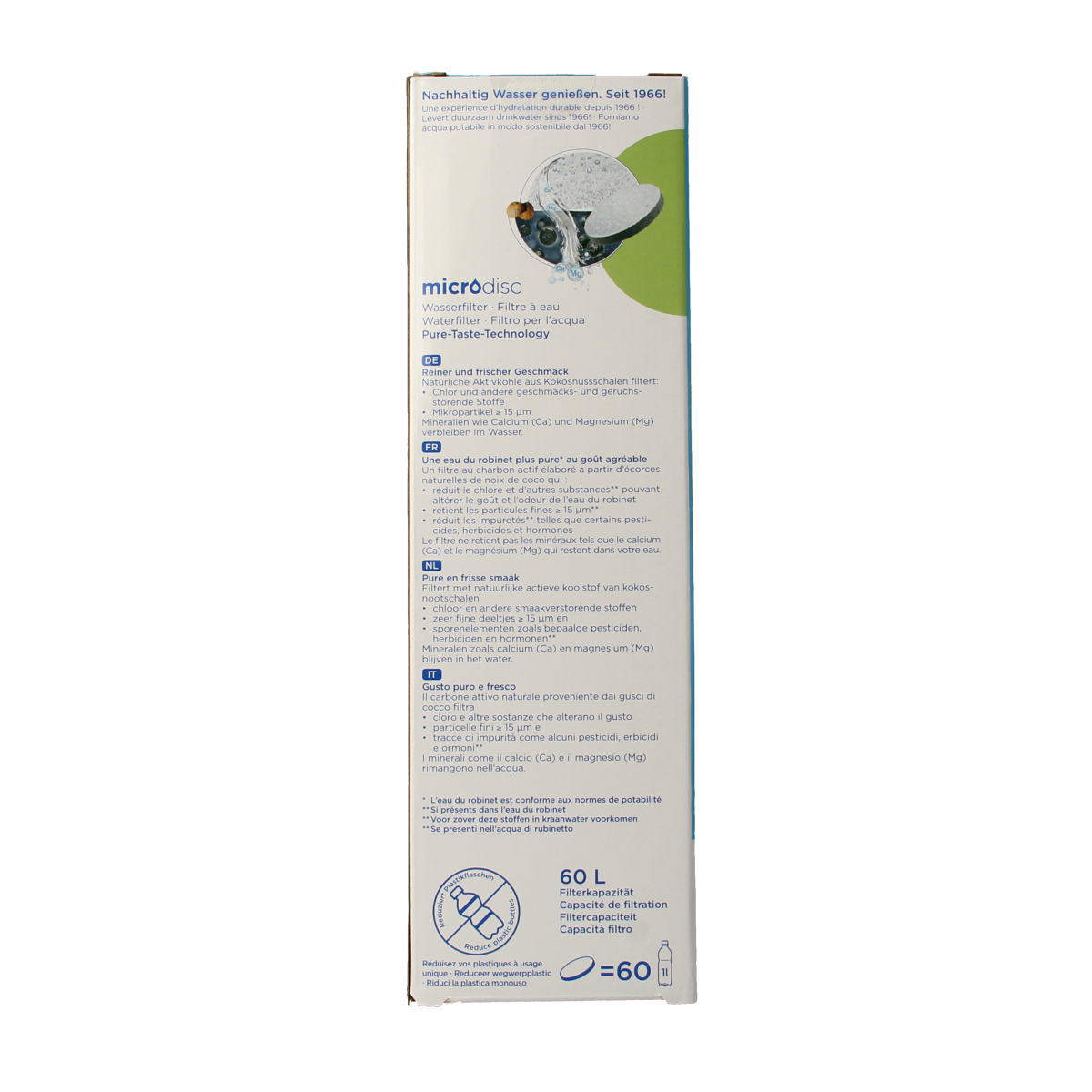 Brita Waterfles active donkerblauw 1.00 Stuks