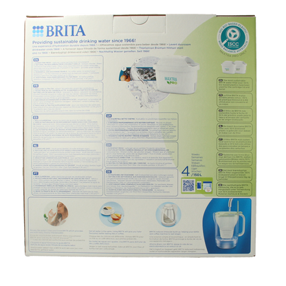 Brita Waterfilterbundel cool powder green + 3 filters 1 Stuks