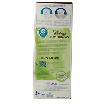 Brita Waterfilterbundel cool powder green + 3 filters 1 Stuks