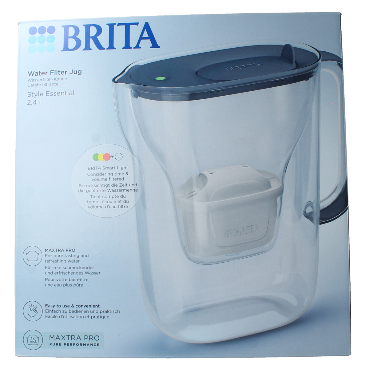 Brita Style essential cool stone blue 1.00 Stuks