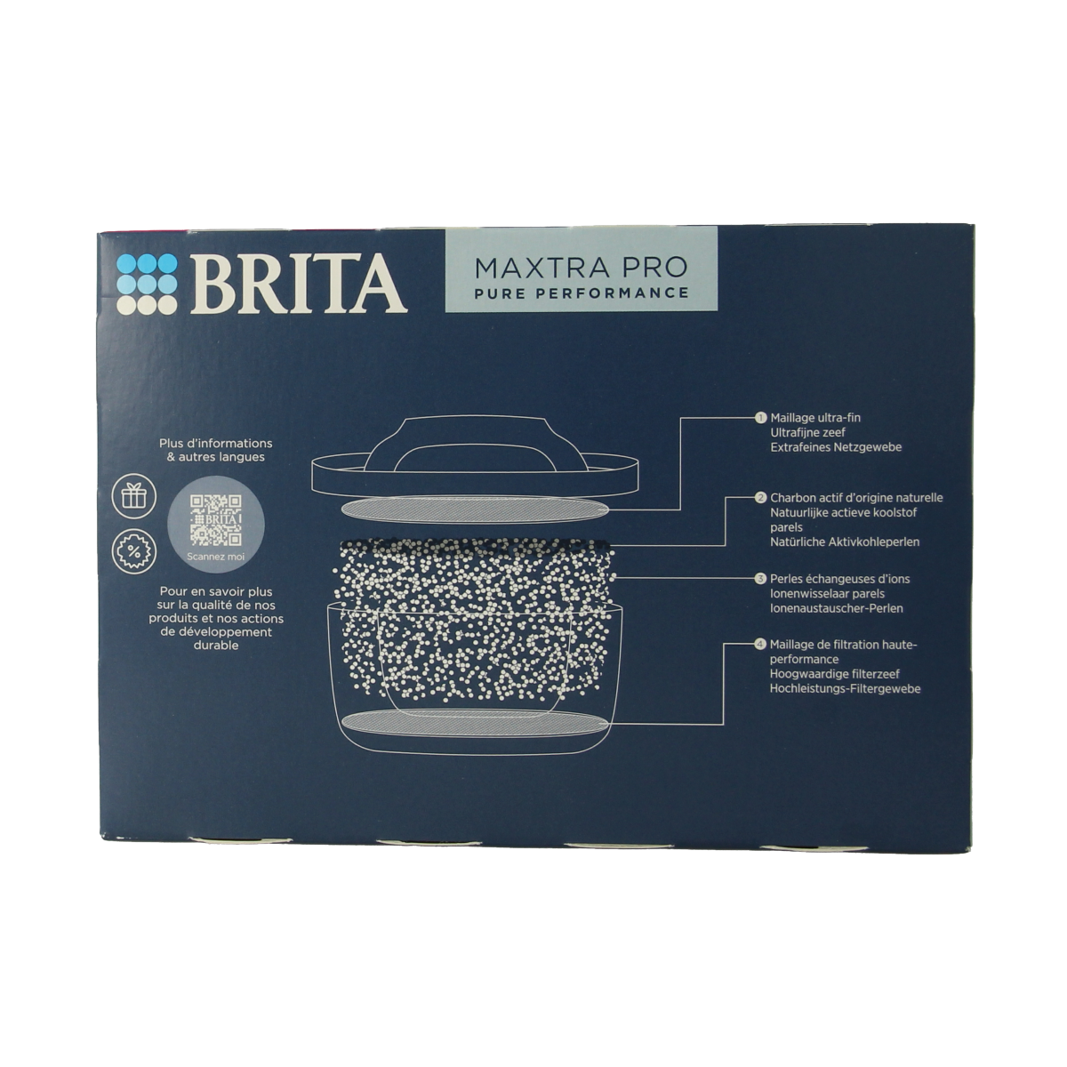 Brita Maxtra pro pure performance 3+1 4.00 Stuks