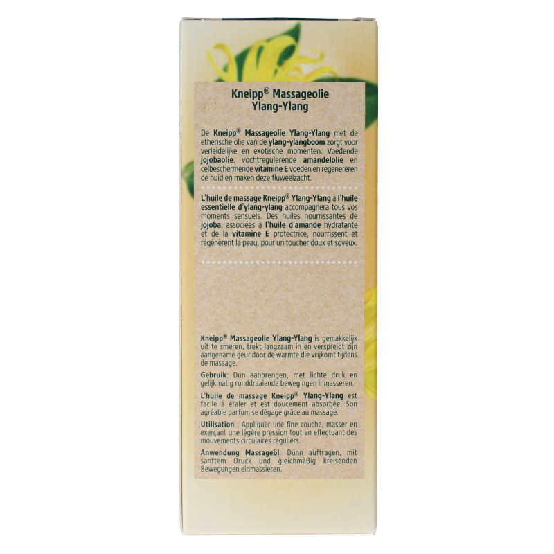 Kneipp Soft touch massageolie ylang ylang 100 Milliliter