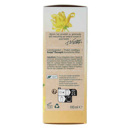 Kneipp Soft touch massageolie ylang ylang 100 Milliliter