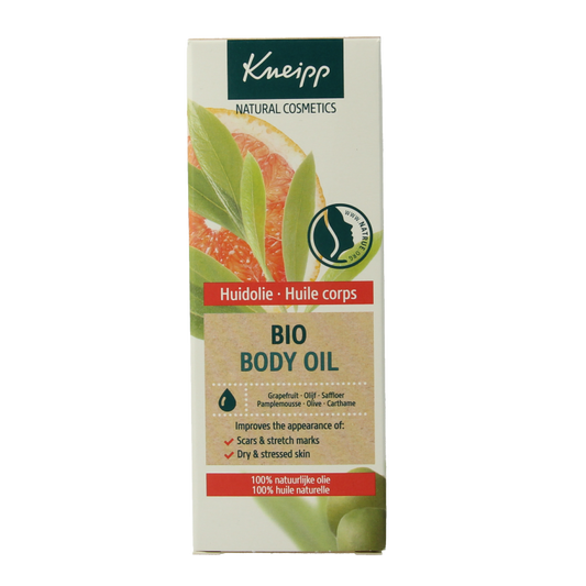 Kneipp Bio body oil huidolie grapefruit olijf saffloer 100 Milliliter