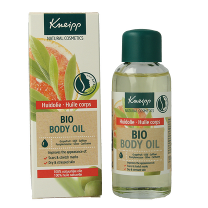 Kneipp Bio body oil huidolie grapefruit olijf saffloer 100 Milliliter