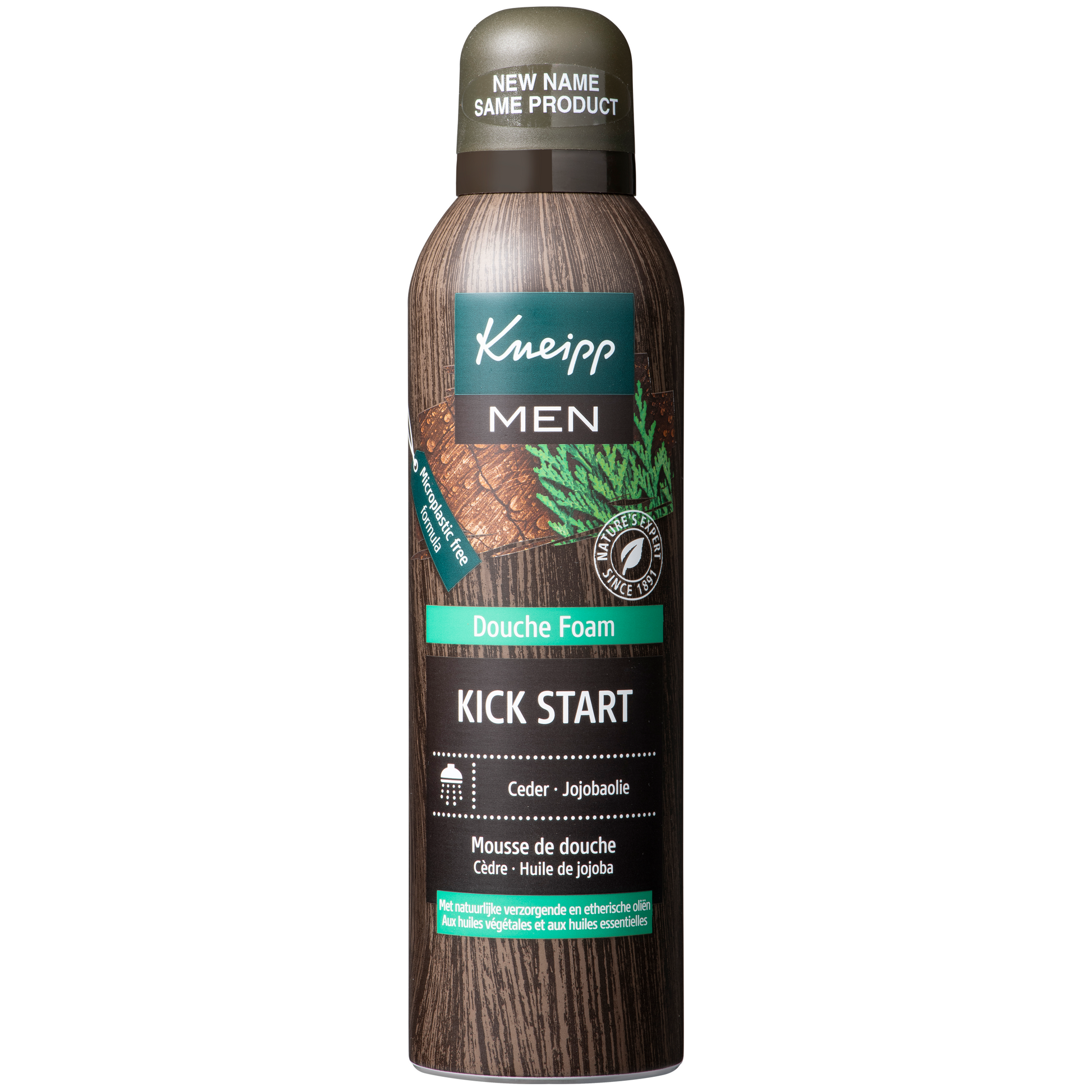 Kneipp Men douche foam kick start ceder jojobaolie 200 Milliliter