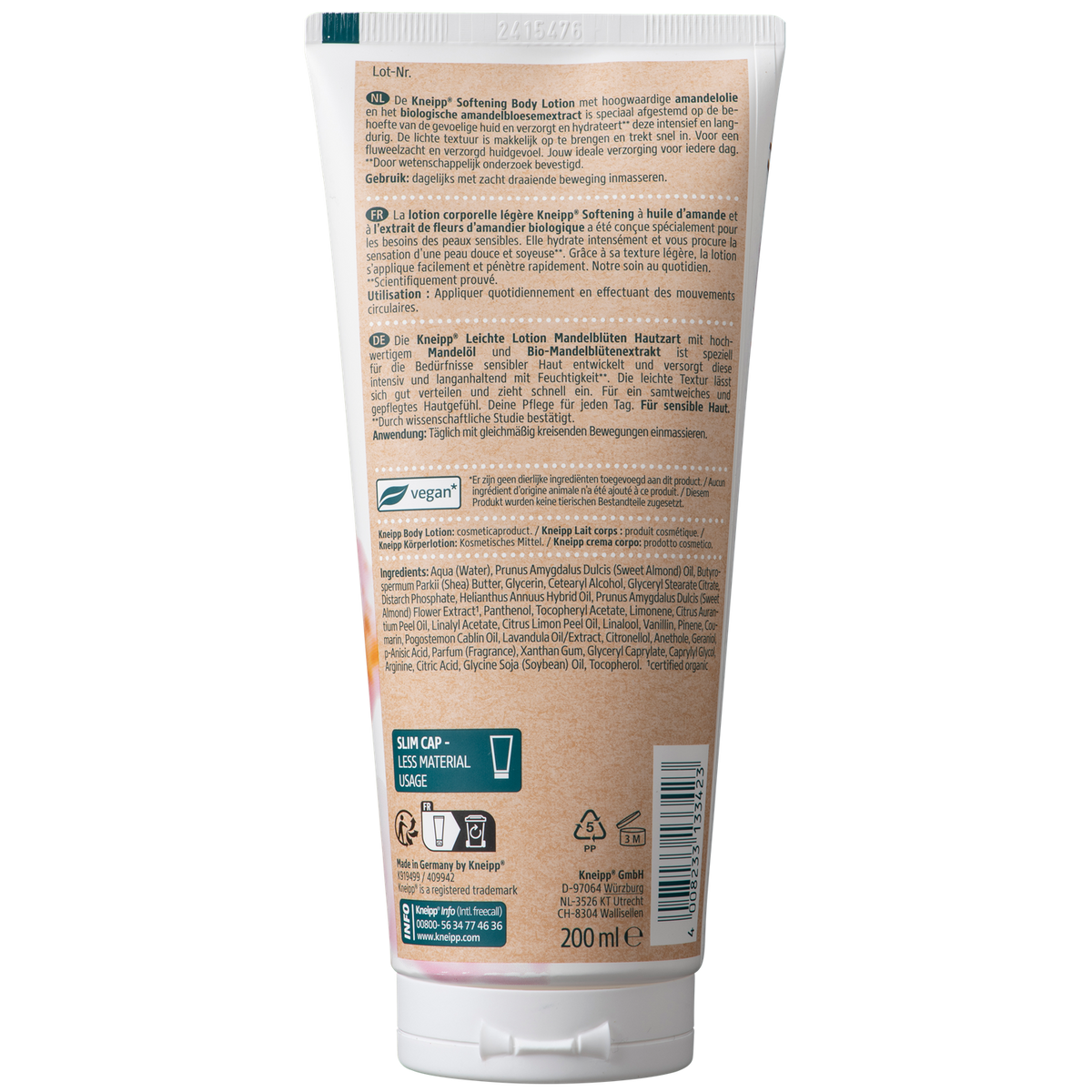 Kneipp Body lotion Softening Soft Skin 200.00 Milliliter