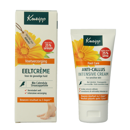 Kneipp Foot care eeltcreme calendula sinaasappelolie 50 Milliliter