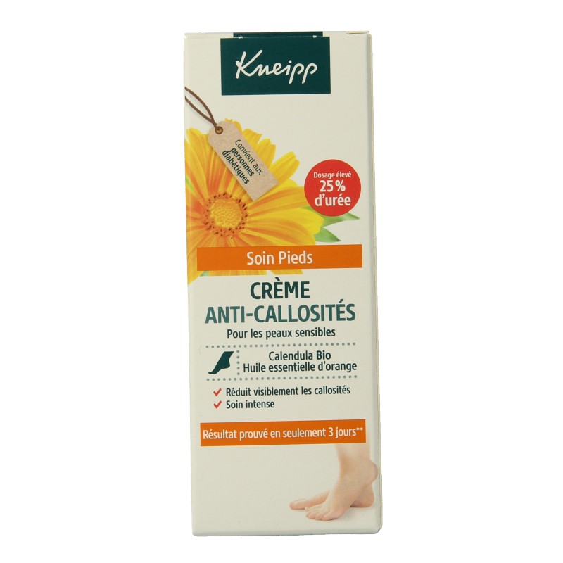 Kneipp Foot care eeltcreme calendula sinaasappelolie 50 Milliliter