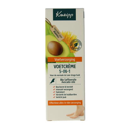 Kneipp Foot care voetcreme 5-in-1 75.00 Milliliter