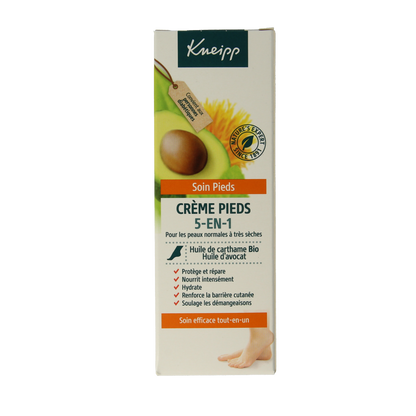 Kneipp Foot care voetcreme 5-in-1 75.00 Milliliter