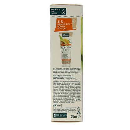 Kneipp Foot care voetcreme 5-in-1 75.00 Milliliter