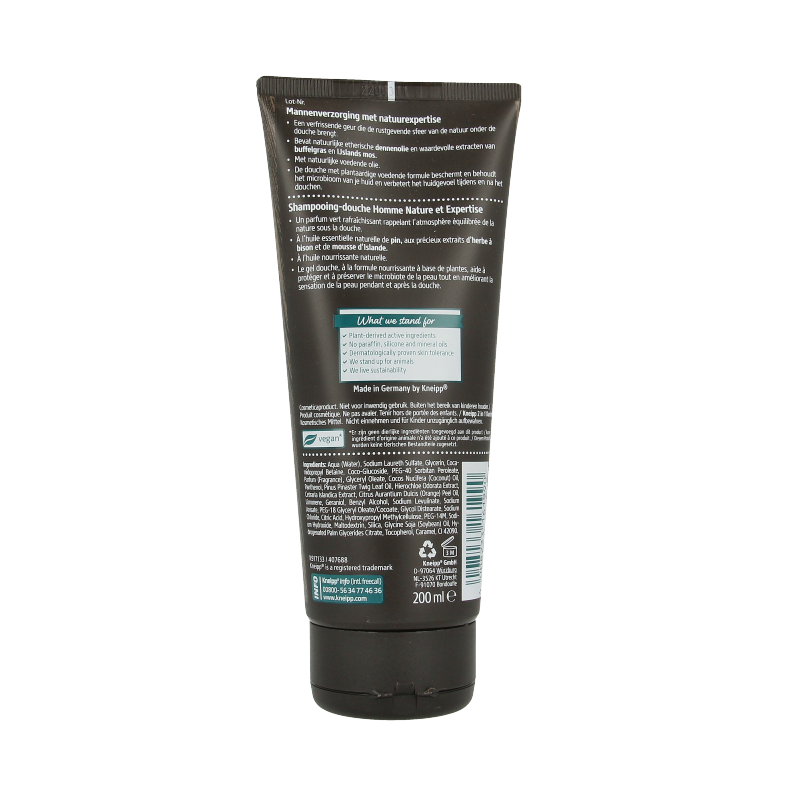 Kneipp Men body & hair 2-in-1 douche nature feeling 200 Milliliter