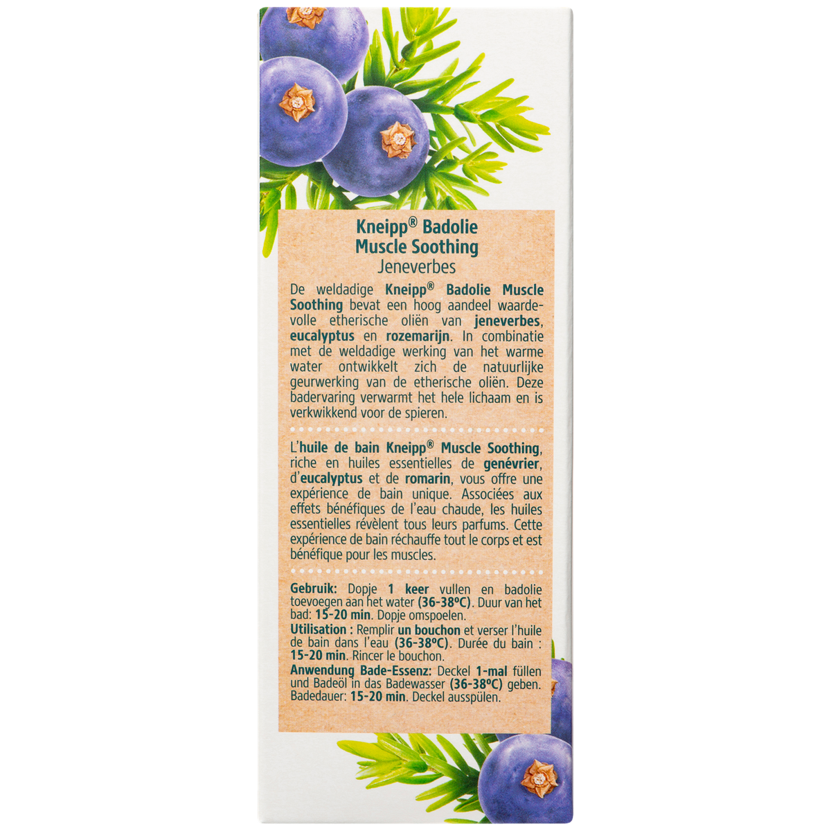 Kneipp Badolie Muscle Soothing 100.00 Milliliter