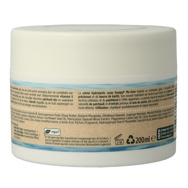 Kneipp Me time body cream 200 Milliliter