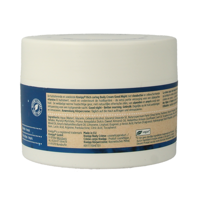 Kneipp Good night body cream 200 Milliliter
