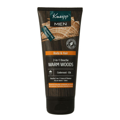 Kneipp Men body & hair 2-in-1 douche warm woods 200 Milliliter