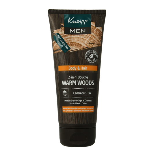 Kneipp Men body & hair 2-in-1 douche warm woods 200 Milliliter