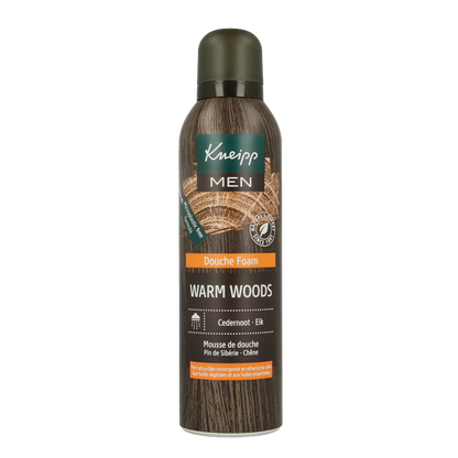 Kneipp Men warm woods douche foam cedernoot 200 Milliliter