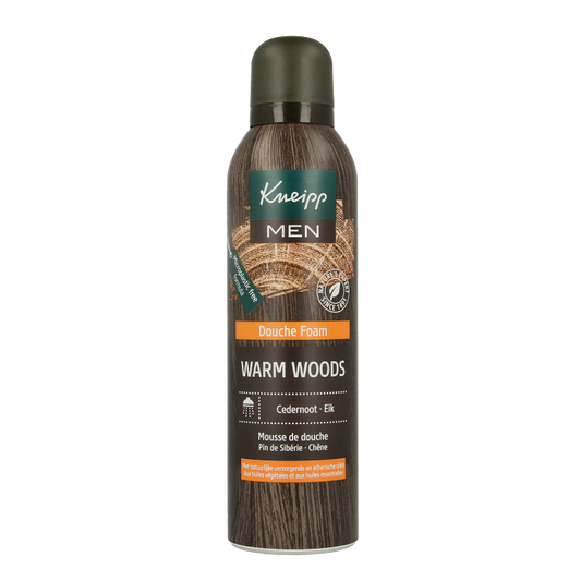 Kneipp Men warm woods douche foam cedernoot 200 Milliliter