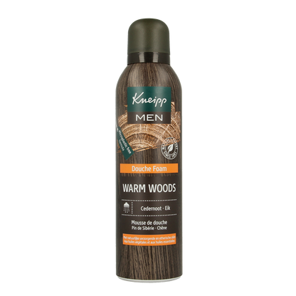 Kneipp Men warm woods douche foam cedernoot 200.00 Milliliter