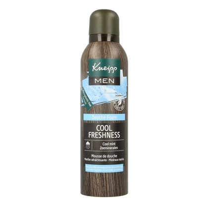 Kneipp Men douche foam cool freshness cool mint zeeminera 200 Milliliter