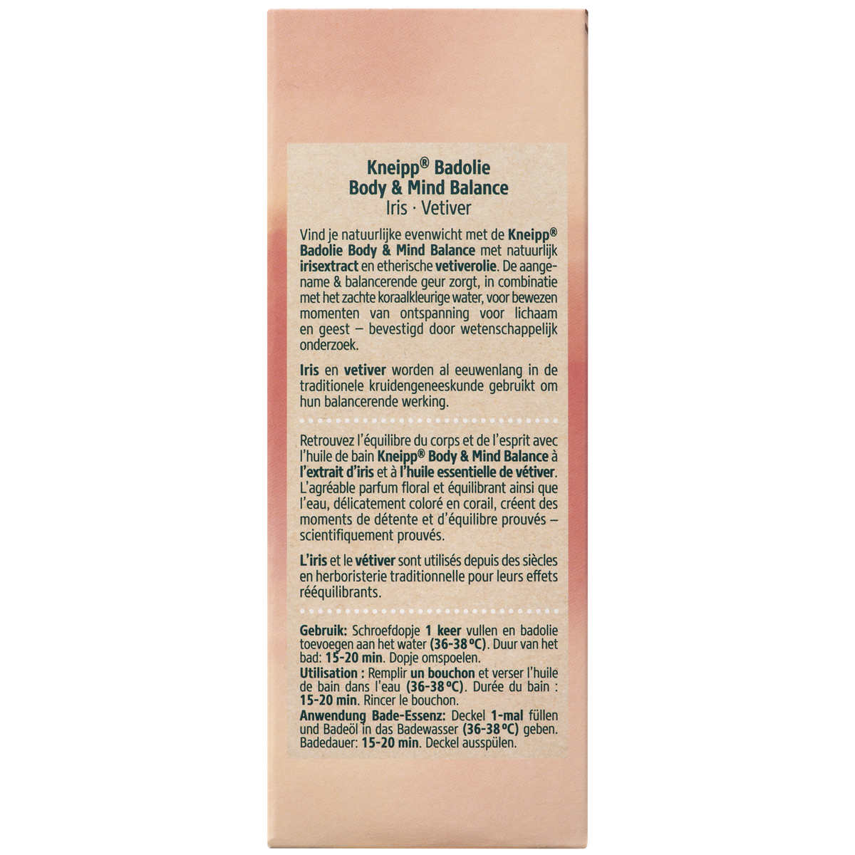 Kneipp Badolie Body & Mind Balance 100.00 Milliliter