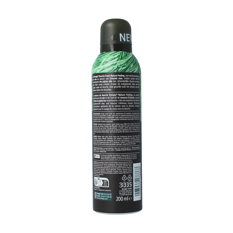Kneipp Men douche foam nature feeling 200 Milliliter