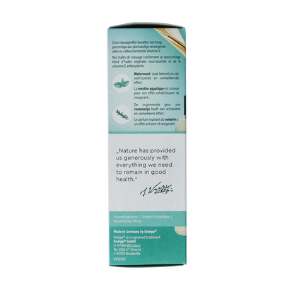 Kneipp Massageolie goodbye stress 100.00 Milliliter