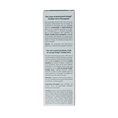 Kneipp Massageolie goodbye stress 100.00 Milliliter