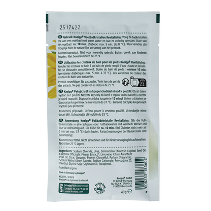 Kneipp Voetbadkristallen revitalizing 40.00 Gram