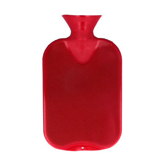 Fashy Kruik warm water zak cranberry dubbele rib 2 Liter