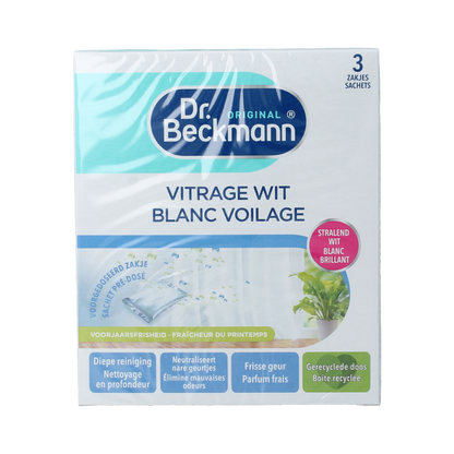 Dr.Beckmann Vitrage wit 40 gram 3 Stuks